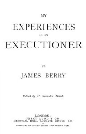 [Gutenberg 46579] • My Experiences as an Executioner